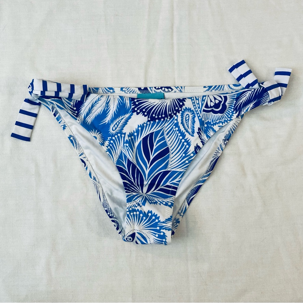 Letarte Paisley Floral Bikini Bottoms Nwt